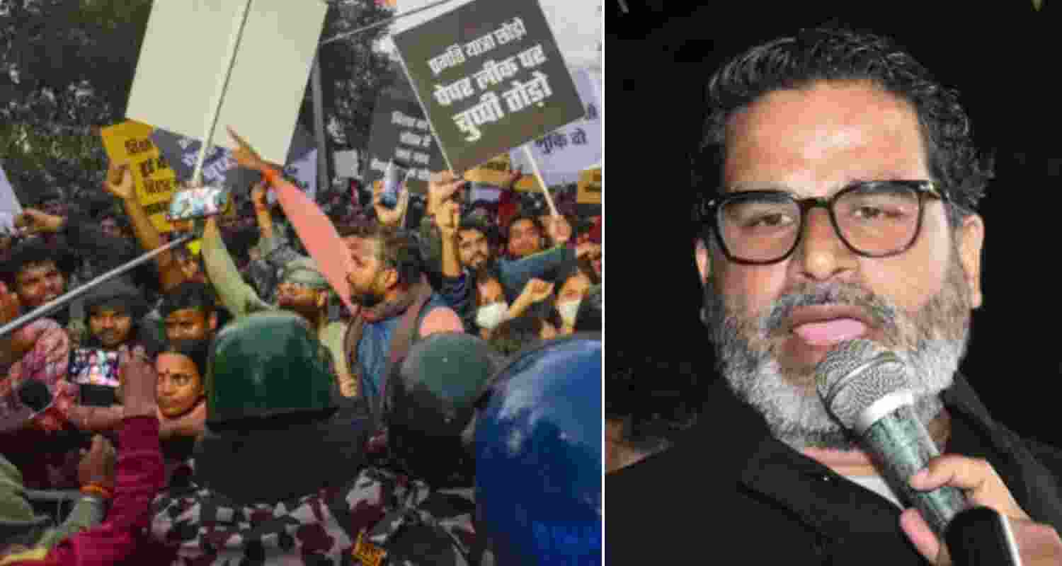 Police lathi-charge to disperse BPSC protesters in Patna