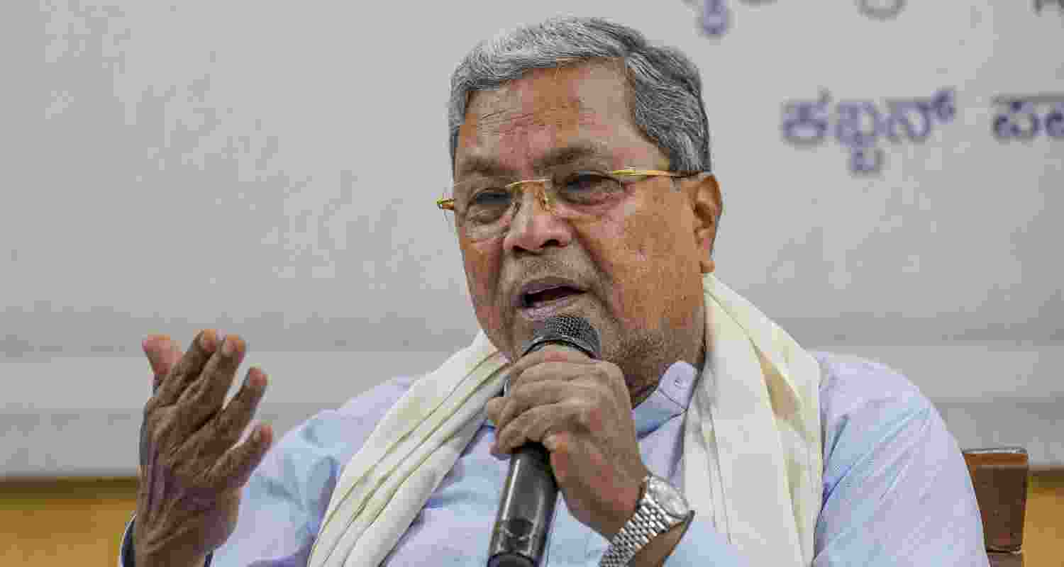 Karnataka Chief Minister Siddaramaiah.