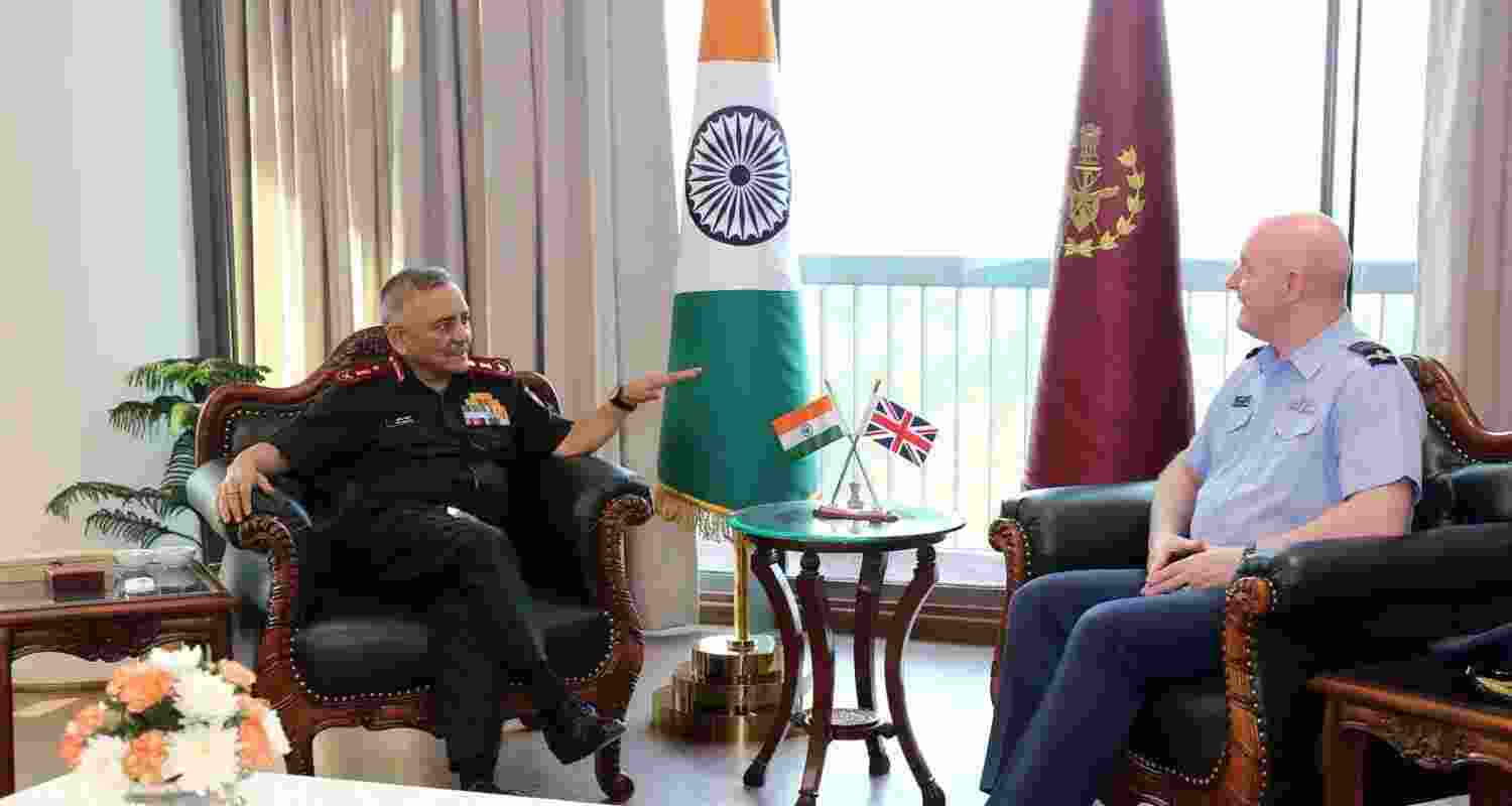 UK Air Chief Sir Harvey Smyth meets CDS Anil Chauhan, IAF chief AP Singh to boost India-UK defence ties, interoperability and joint tech efforts.