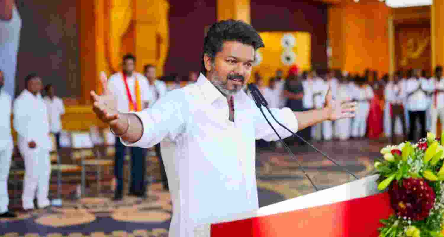 Actor-politician Vijay’s TVK stirs controversy with AI-generated video of former CM CN Annadurai ahead of the 2026 Tamil Nadu election.