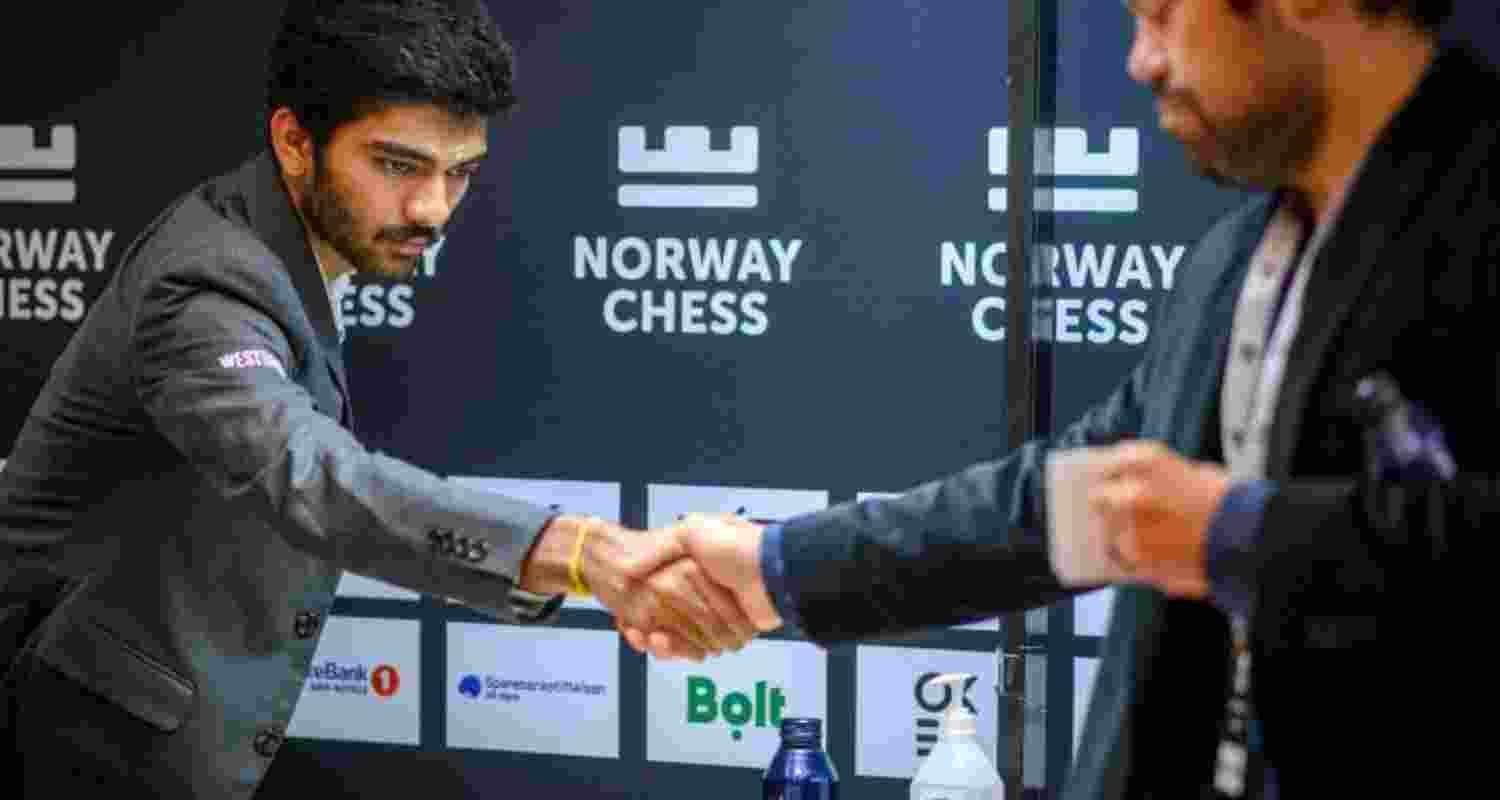 Gukesh put Nakamura under time pressure to win the game in 42 moves.