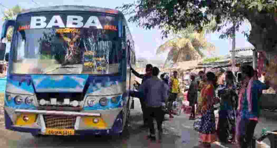 Villagers board the first bus service in Pamed after 50 years of wait in Chhattisgarh, marking the end of decades-long isolation in the Naxal-affected region. 