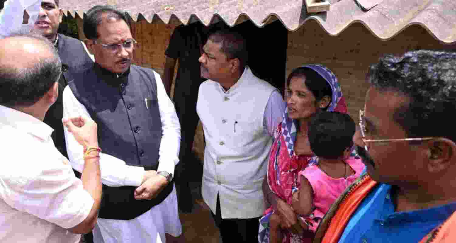 Chhattisgarh CM visits flood-hit areas in Bastar
