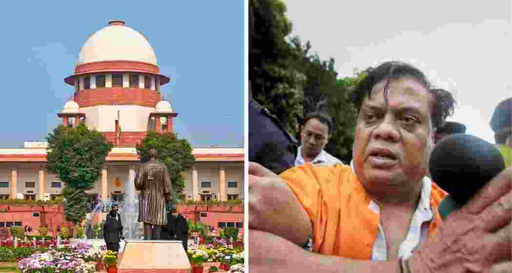 The Supreme Court has cancelled Chhota Rajan’s (R) bail in the 2001 Jaya Shetty murder case. (File photo)