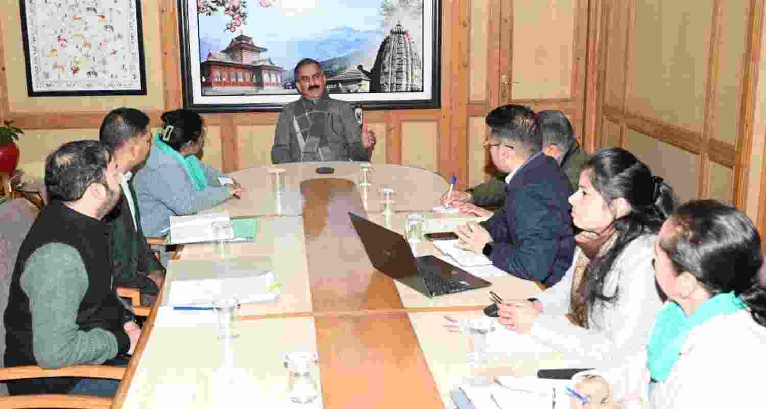 Chief Minister Thakur Sukhvinder Singh Sukhu.