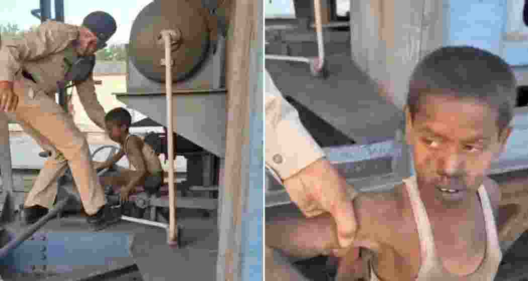 The child was rescued later by an RPF constable.