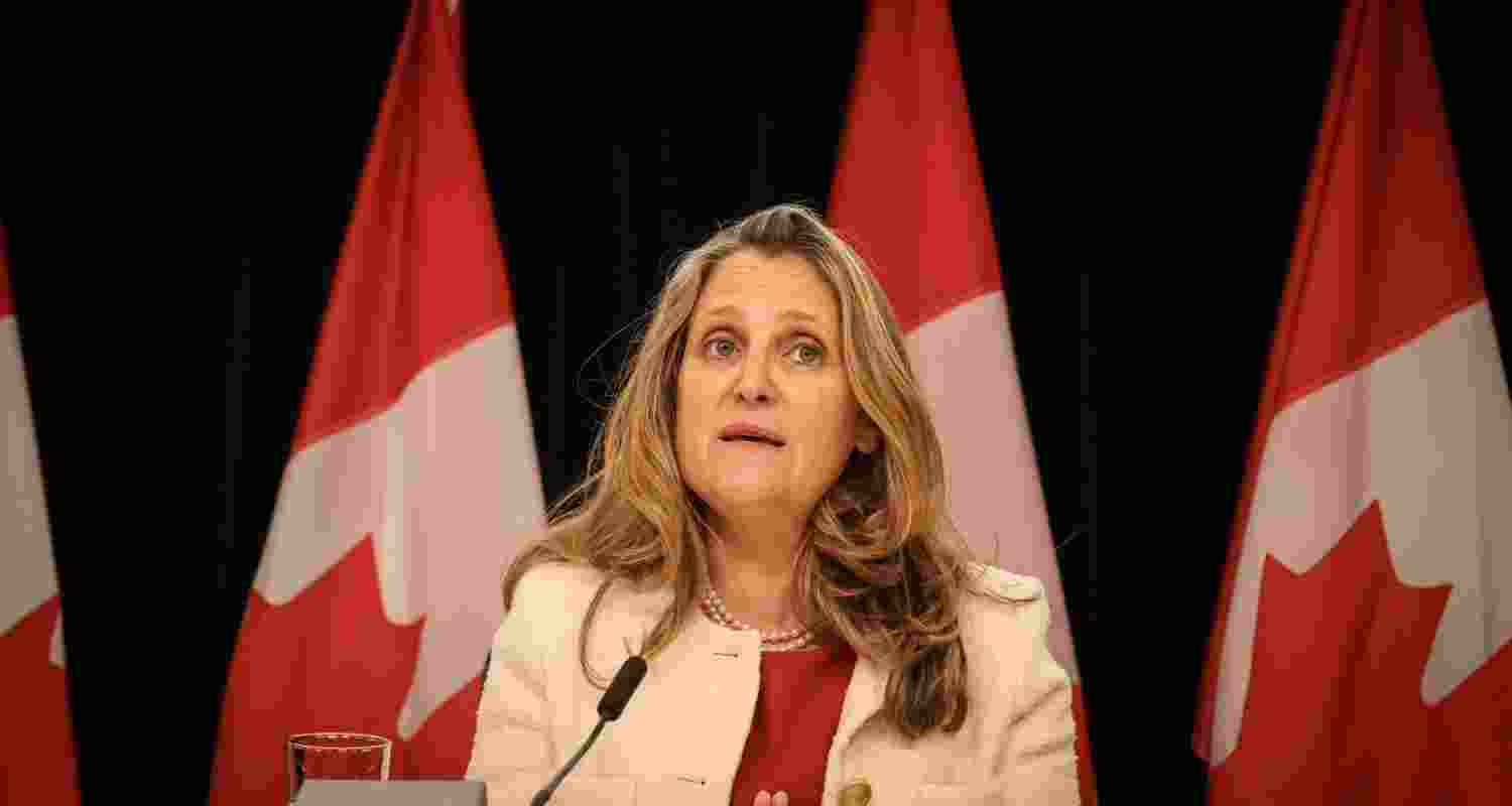 Chrystia Freeland. Image via X.