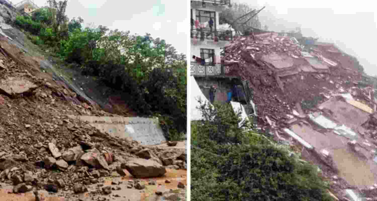 Cloudbursts unleash flashfloods in Mandi, 1 dead, 9 missing