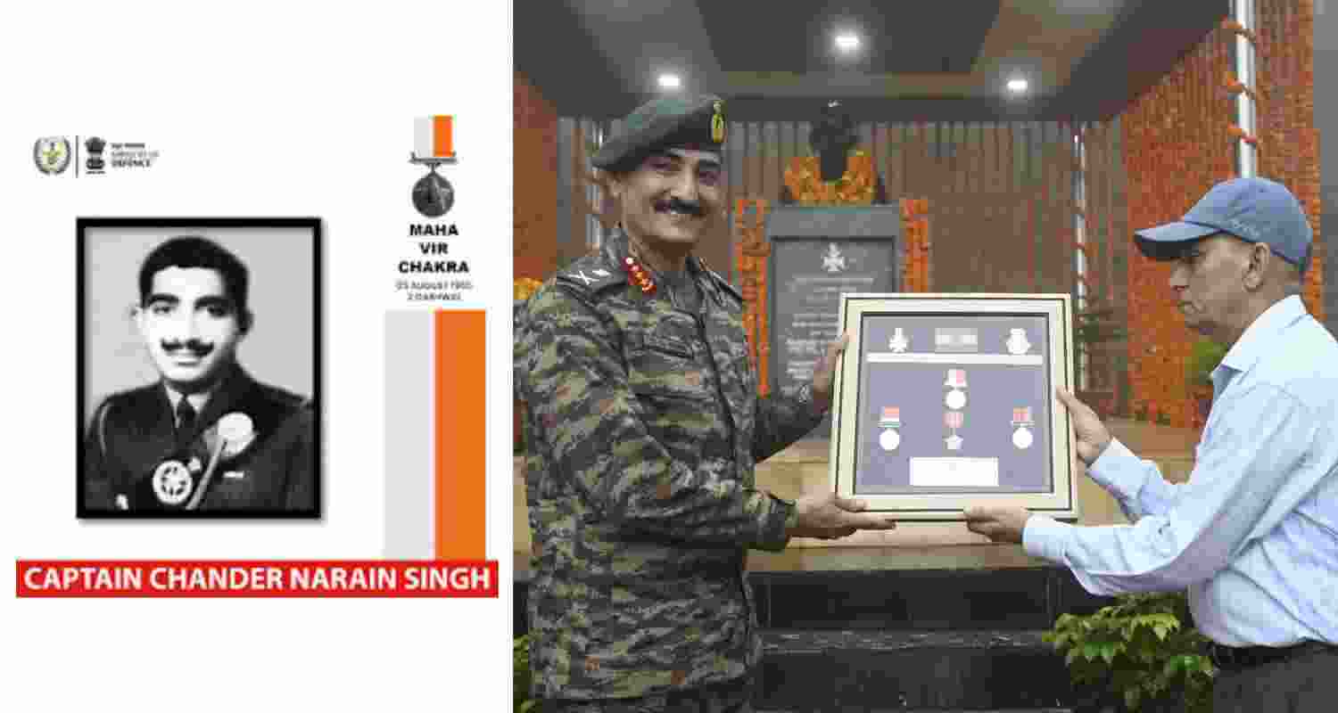 Family returns MVC of 1965 war hero