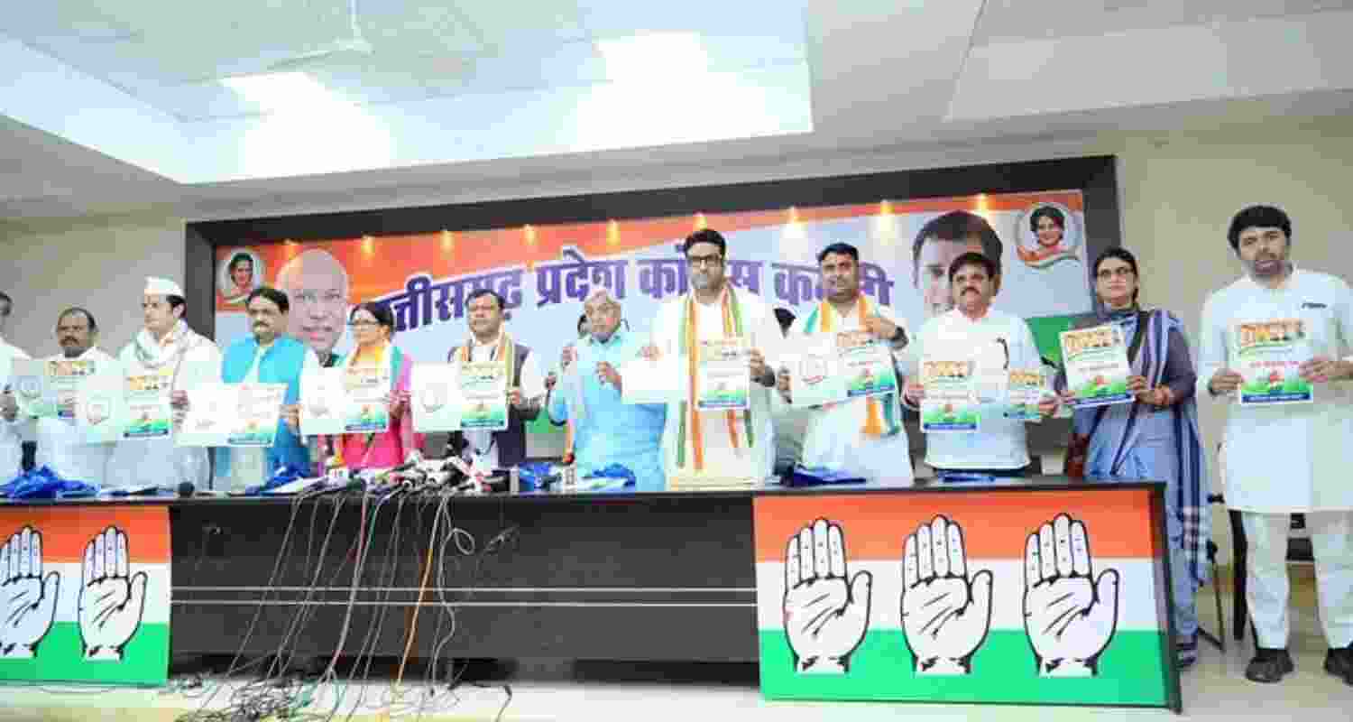 Chhattisgarh Congress lists 34 promises for urban polls
