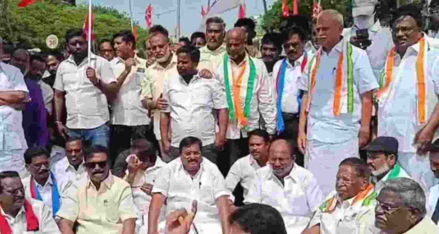 Power tariff hike: INDIA bloc bandh hits life in Puducherry
