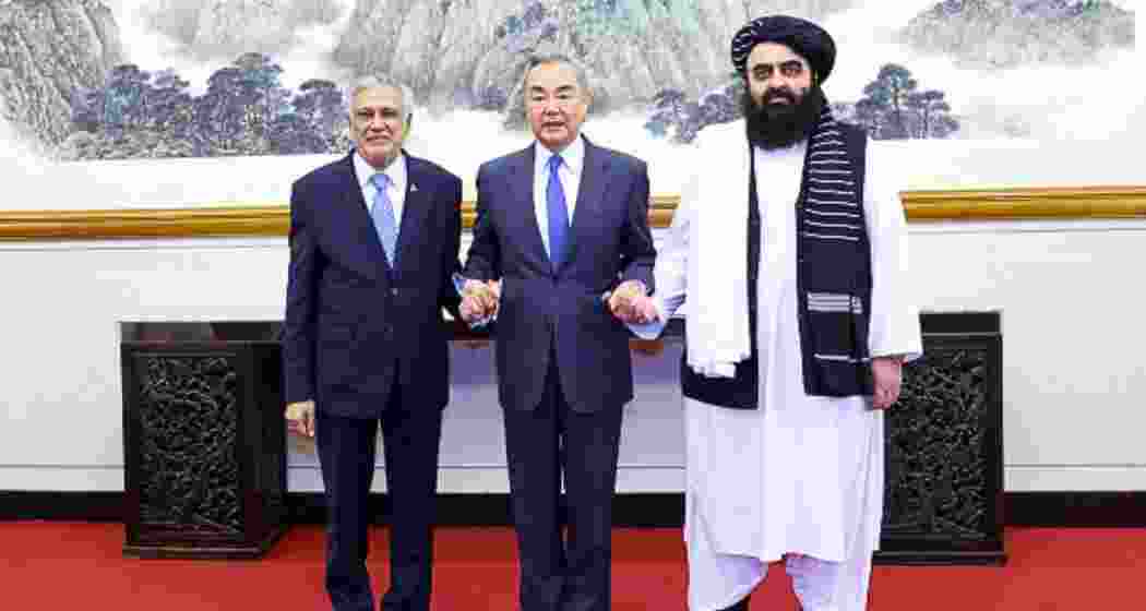 Pakistan, China and Afghanistan foreign ministers.