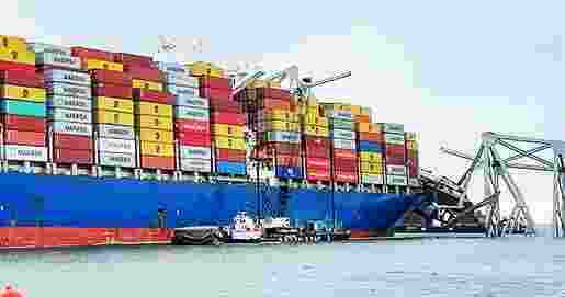 Crew members cannot disembark because of visa restrictions and also do not have shore passes as investigations by The National Transportation Safety Board (NTSB) and the FBI into the crash are continuing.