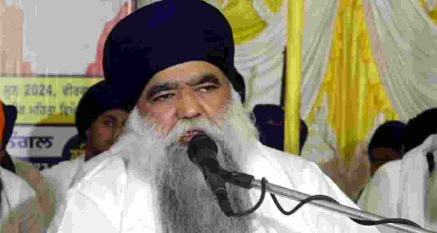 Damdami Taxal head Baba Harnam Singh Khalsa Dhuma. File Photo.