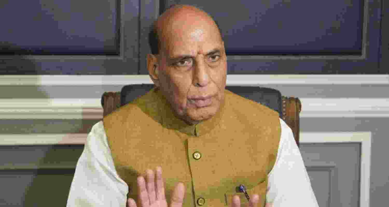 Defence Minister Rajnath Singh.