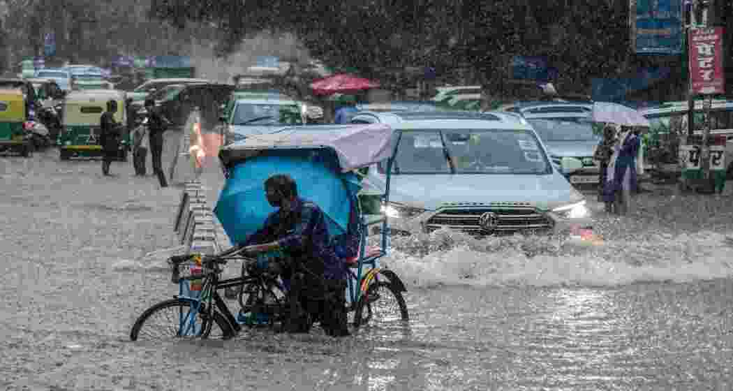 A yellow alert has been issued on the nowcast for Delhi-NCR, after Noida residents witnessed heavy rains on Friday morning.