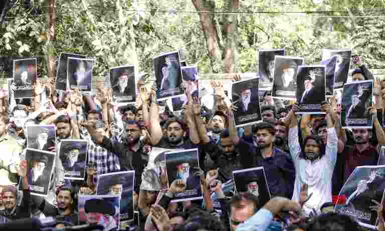 Delhi sees protests over Khamenei killing, security tightened