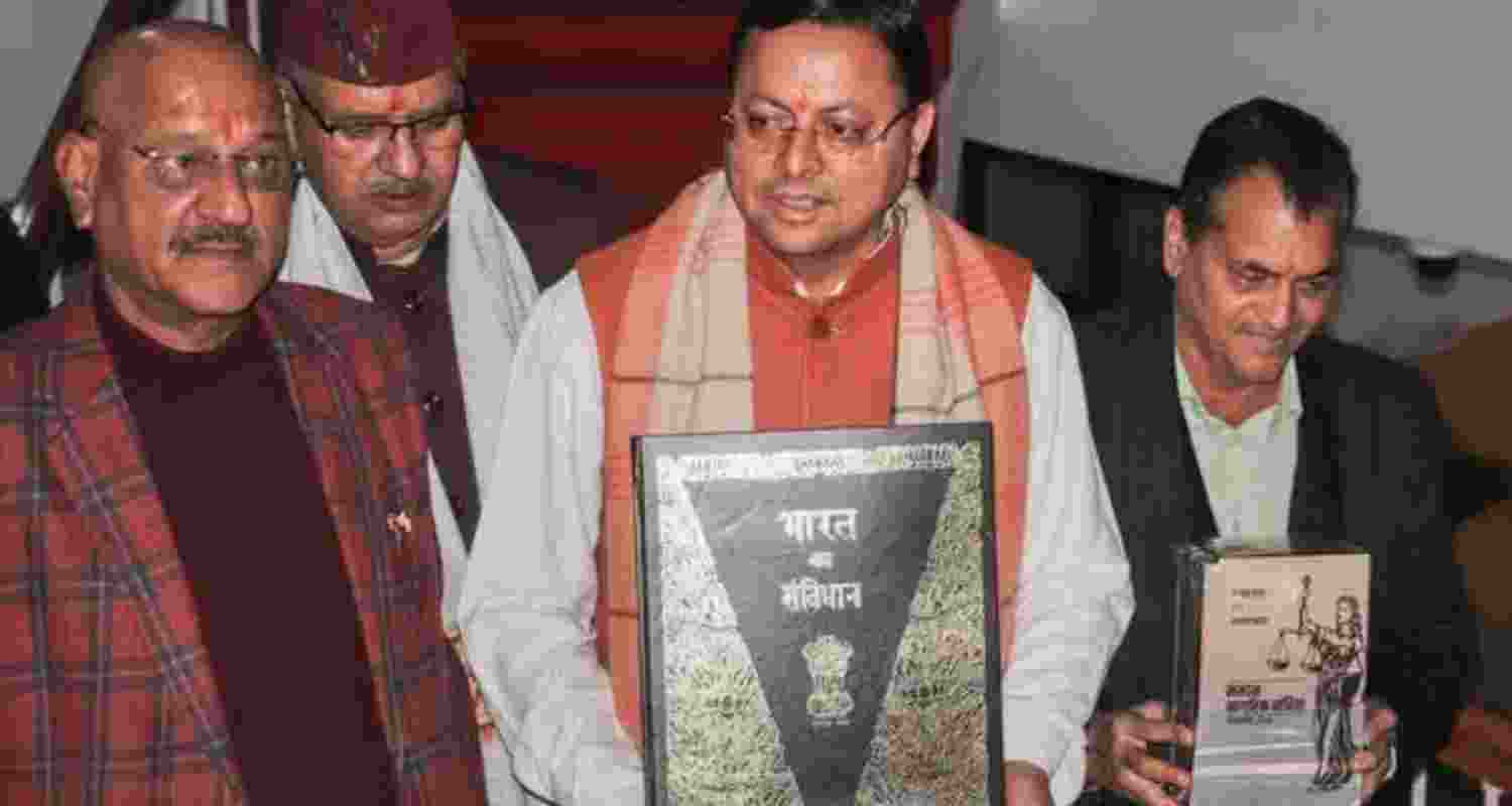 A file photo of Uttarakhand Chief Minister Pushkar Singh Dhami.