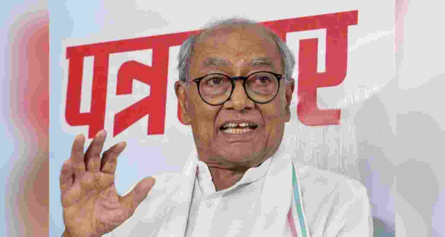 Congress leader Digvijaya Singh - file image. Congress leader Digvijaya Singh - file image.