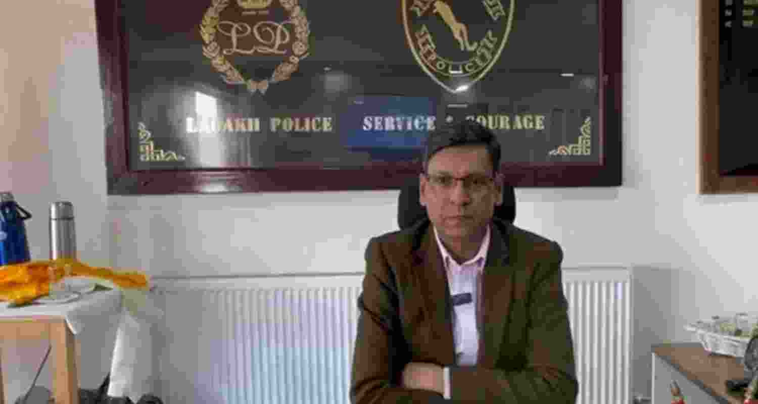 Ladakh Director General of Police Mukesh Singh 