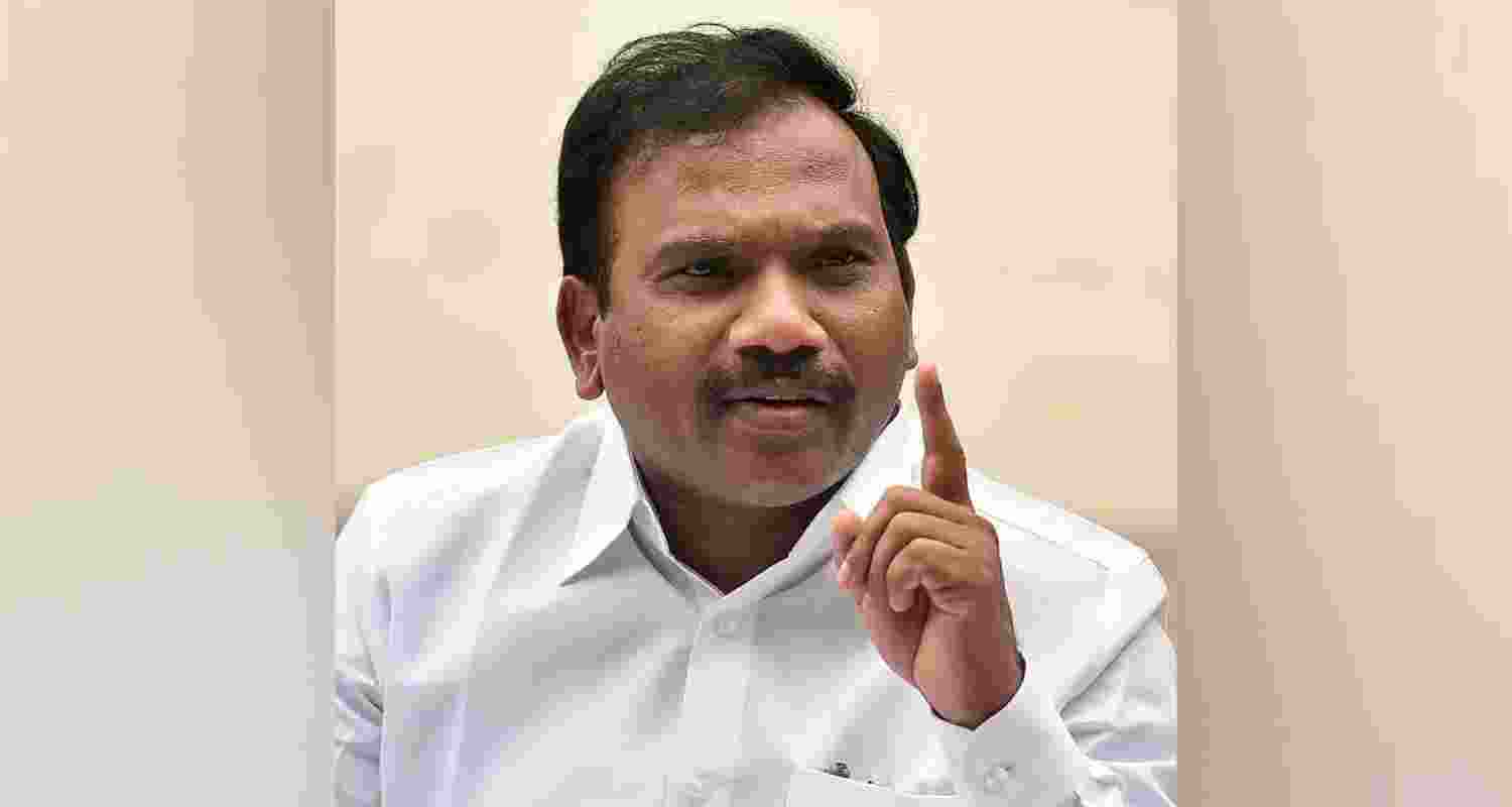 DMK MP A Raja asks party cadre to not dress like sanghis