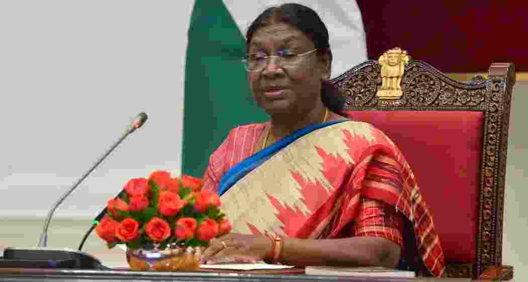 A file photo of President Droupadi Murmu. (PTI)