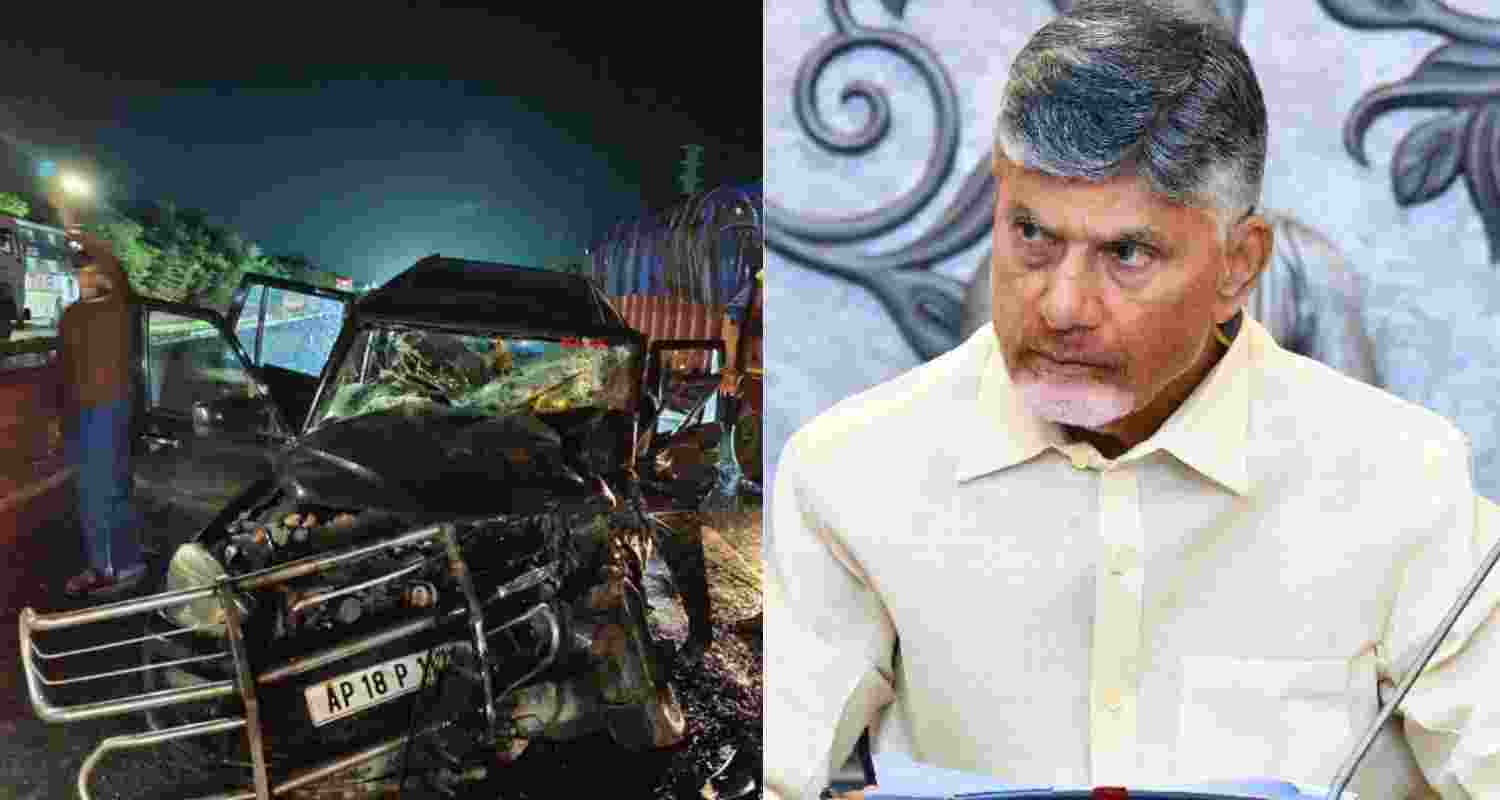 Two Andhra Pradesh DSPs die in road accident, CM Naidu condoles
