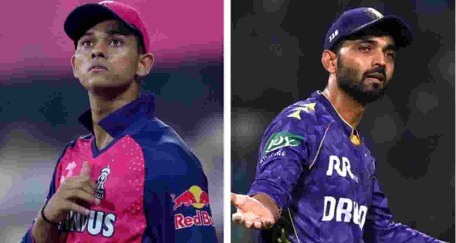 Yashasvi Jaiswal and Ajinkya Rahane.