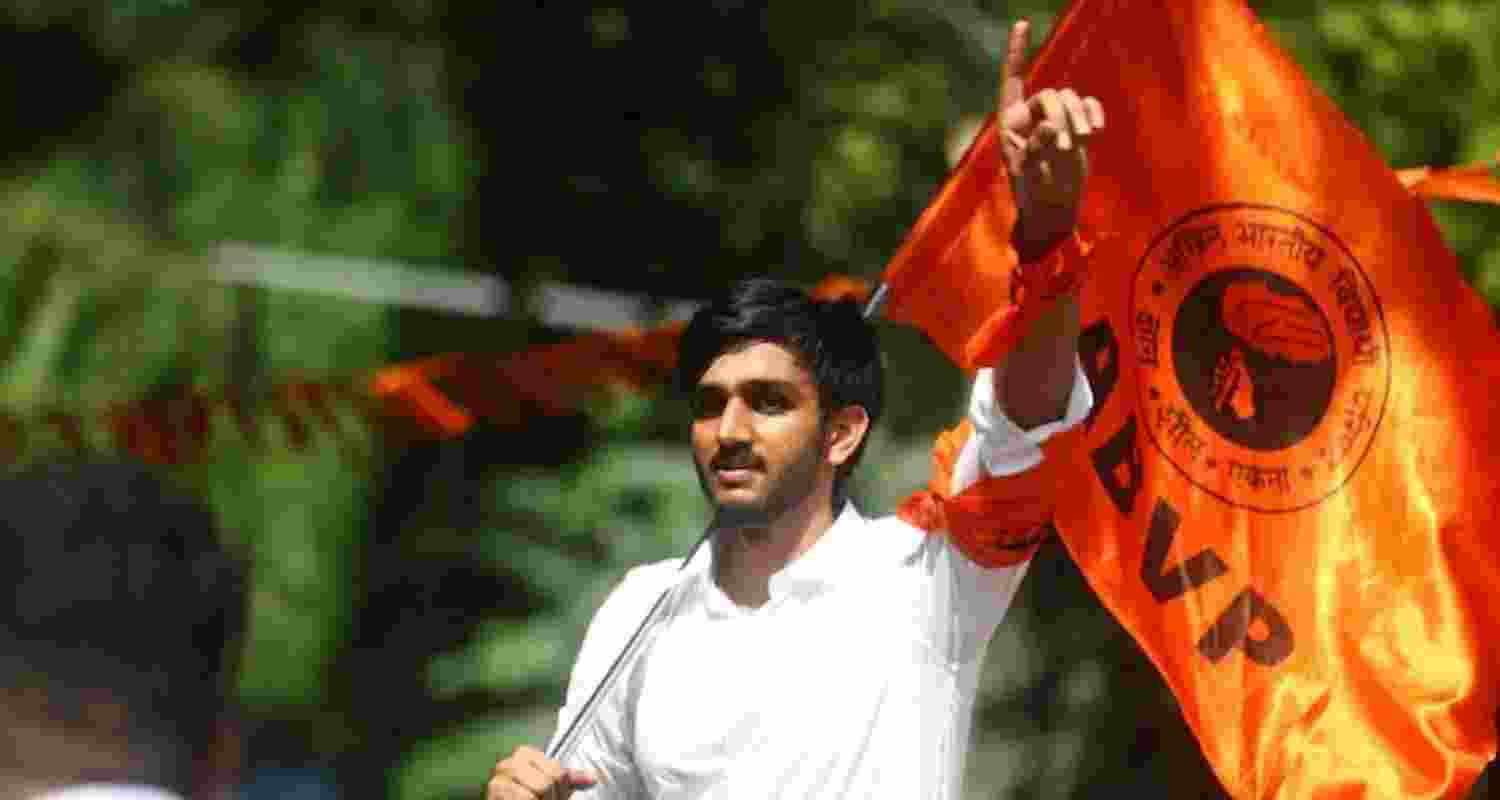 In this high-stakes contest, ABVP had fielded Aryan Maan as its presidential candidate.