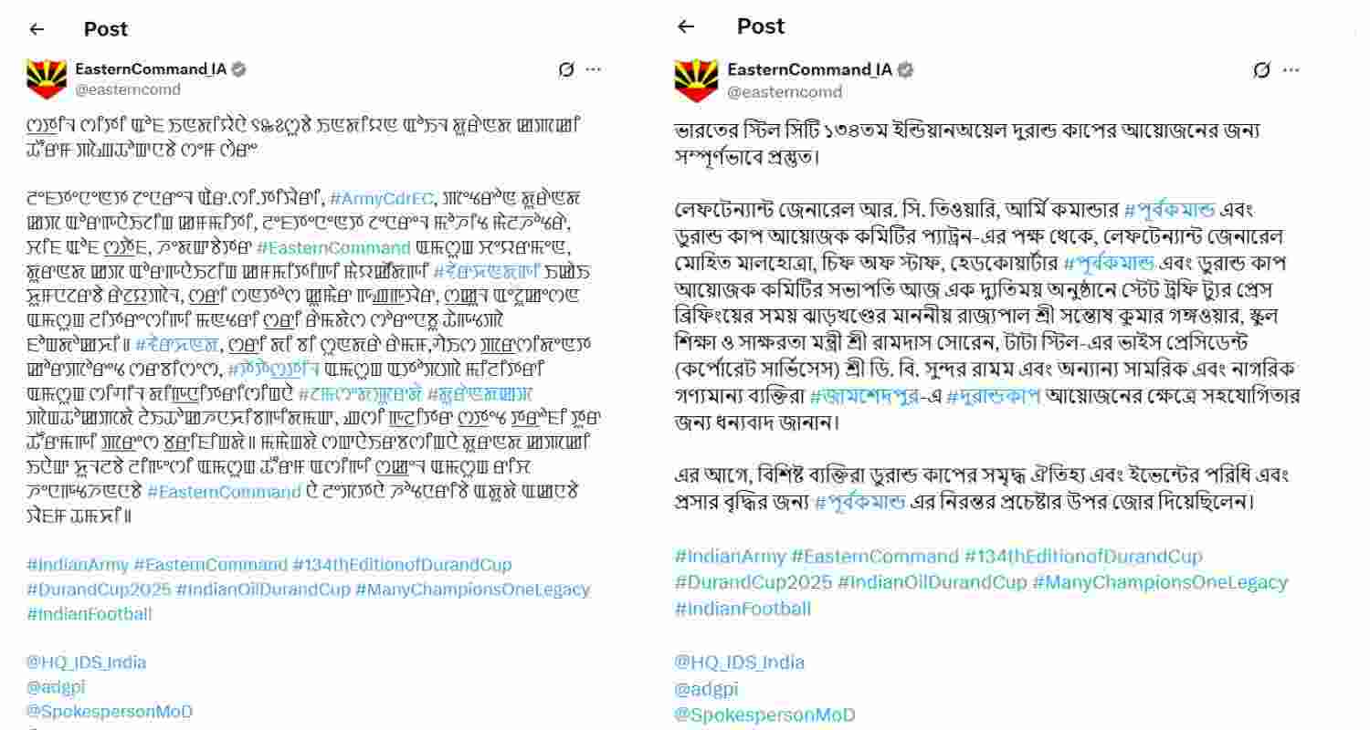 Army’s Eastern Command adopts local languages to build trust