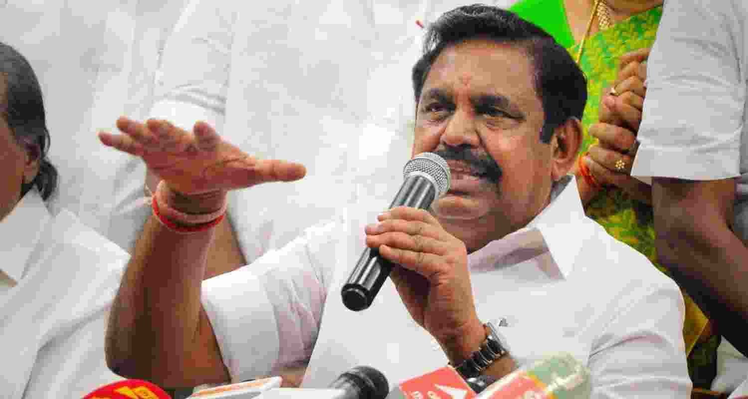 AIADMK general secretary Edappadi K. Palaniswami - file image.