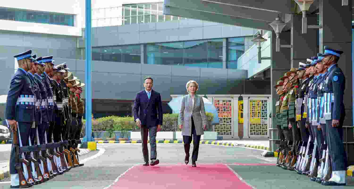 European Commission President Ursula von der Leyen arrived in India for a four-day visit, with India-EU FTA, defence ties and mobility pact on the agenda