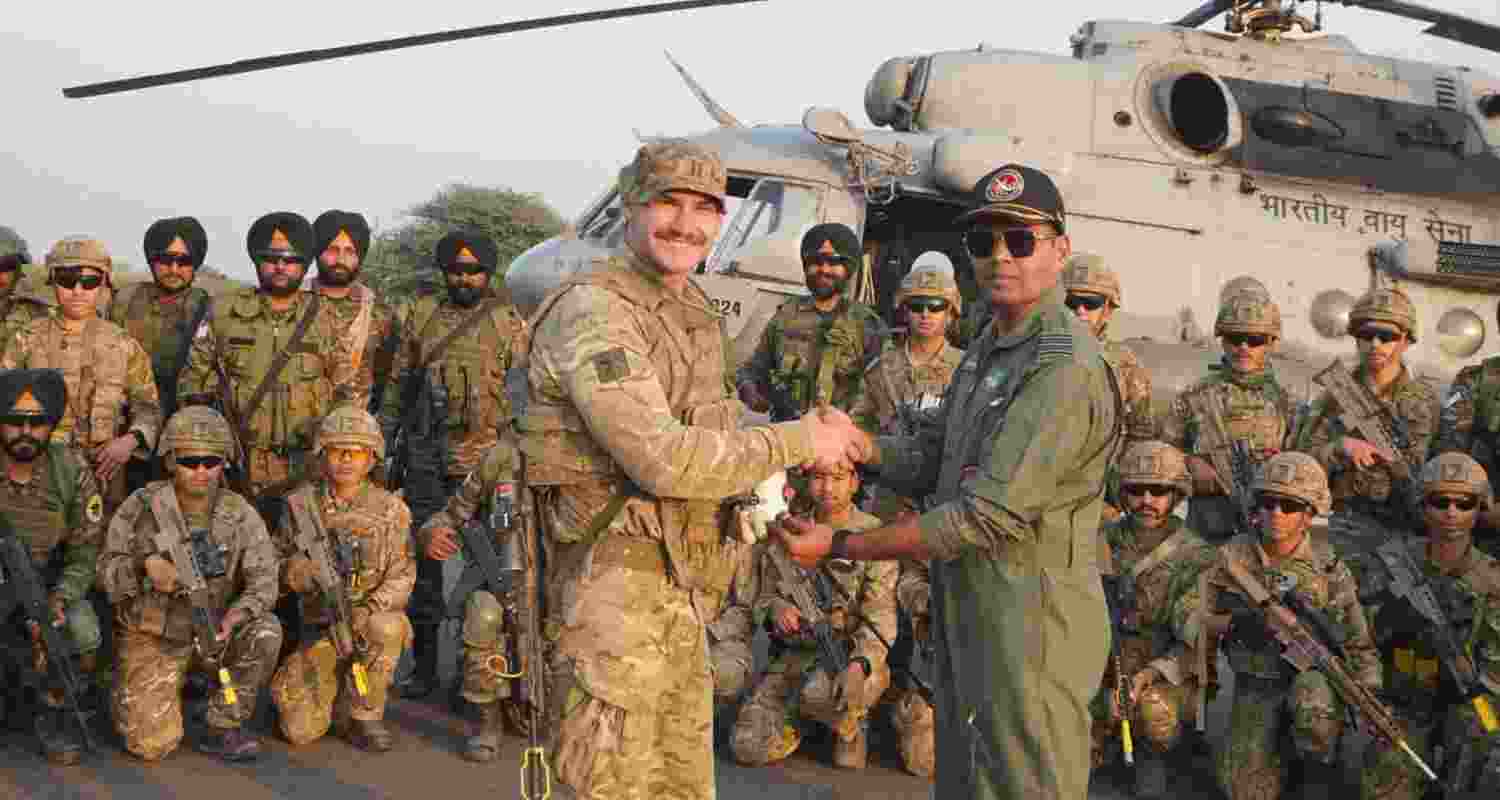 The Indian and British Armies concluded Exercise Ajeya Warrior. 