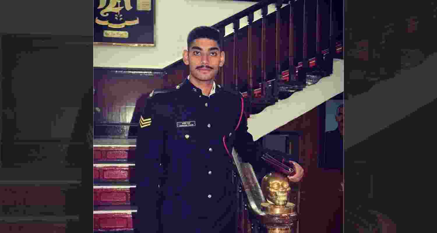 Flight Lieutenant Arshveer Singh Thakur.