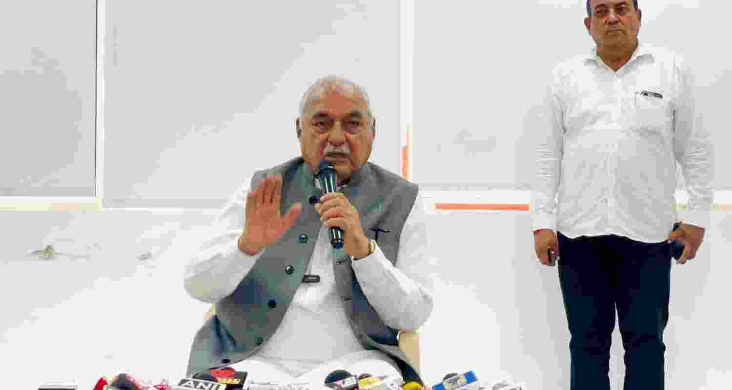 Former CM Bhupinder Singh Hooda.