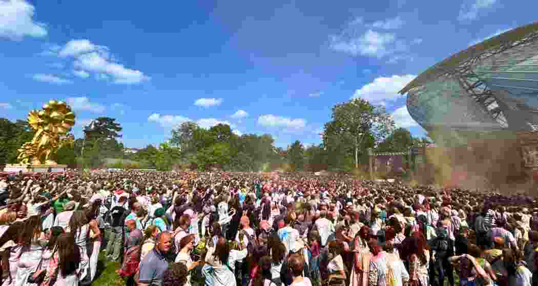 Around 20,000 people celebrated the vibrant festival of Holi in Paris, strengthening cultural ties between India and France. (Photo/ X@IndiaembFrance)