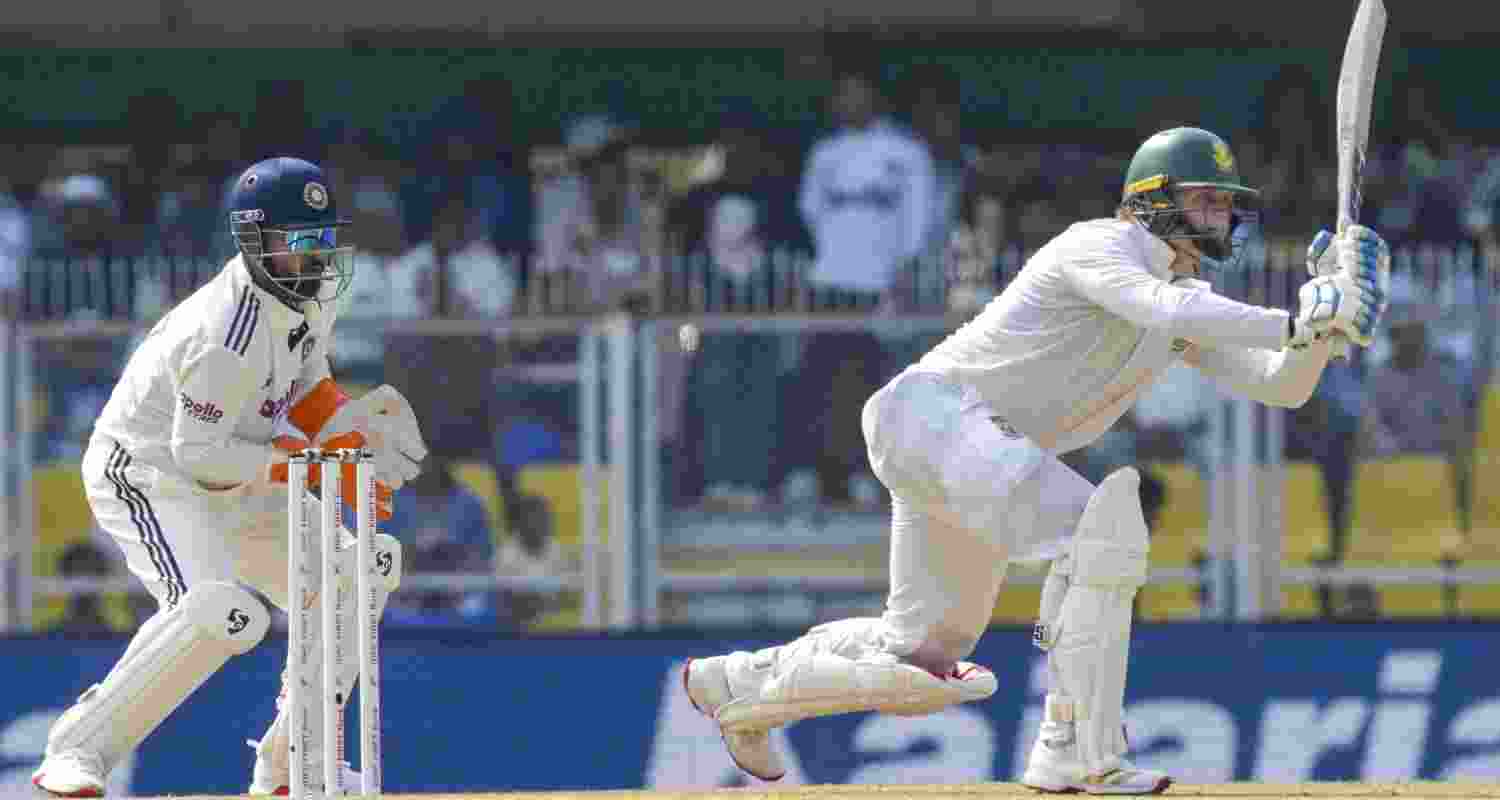 In the second Test, the 20-minute tea break is being taken before the lunch break which will be at 1:20pm local time