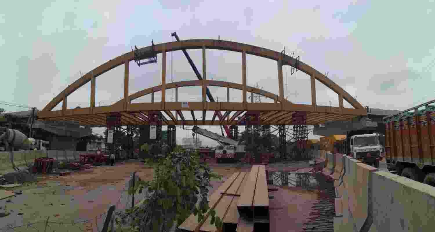 Investigators have found the involvement of 15 persons in the incident, who allegedly used gas cutters to cut the iron railings of the structure and sold it as scrap