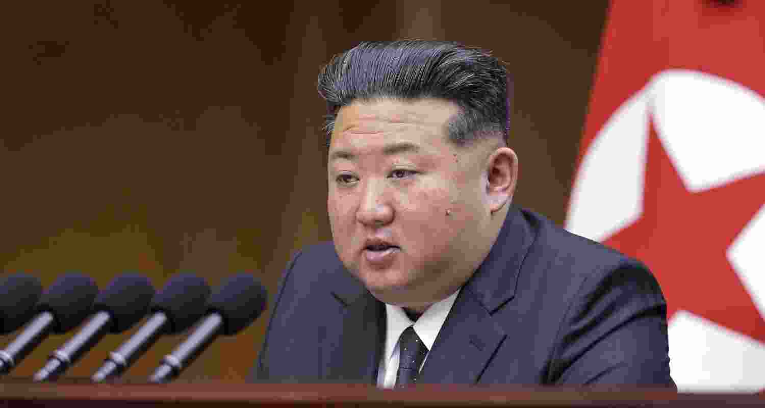 During his visit of the facility Pyongyang, Kim also oversaw the test firing of a new high-altitude long-range anti-air missile into the Sea of Japan, which the Korean leadership calls its own territory