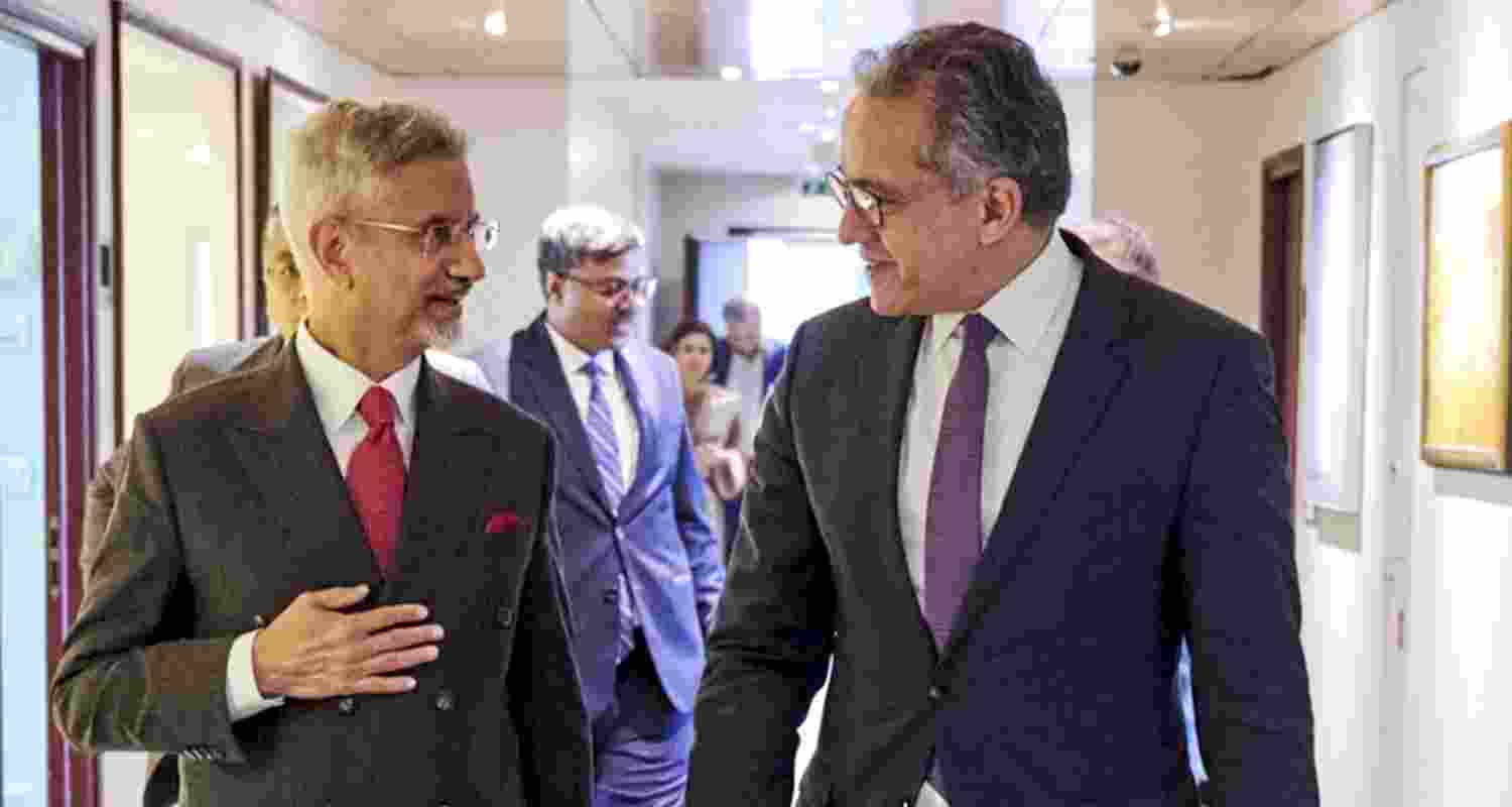 Earlier on Thursday, the EAM had met French President, Emmanuel Macron, to talk about the global shifts happening in trade and energy