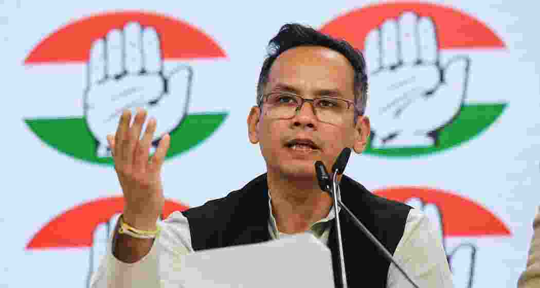 A file photo of Congress leader Gaurav Gogoi during a press conference.