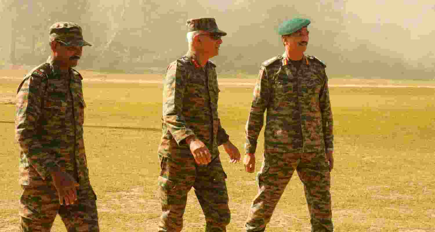 GoC Rising Star corps reviews operation readiness at Palchan military station. 