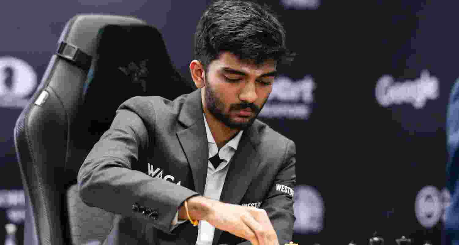 Reigning world chess champion D Gukesh.
