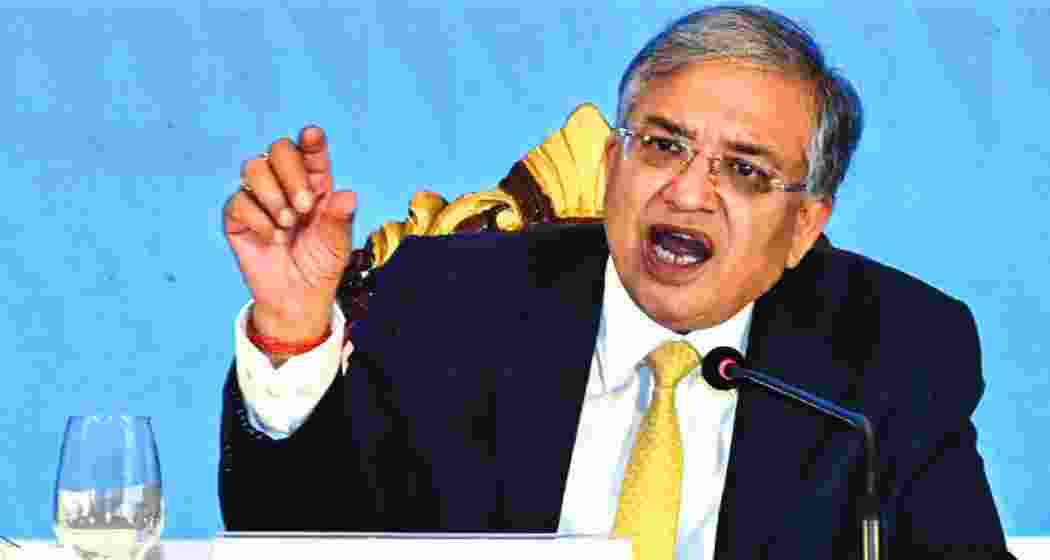 A file photo of CEC Gyanesh Kumar addressing a gathering. 