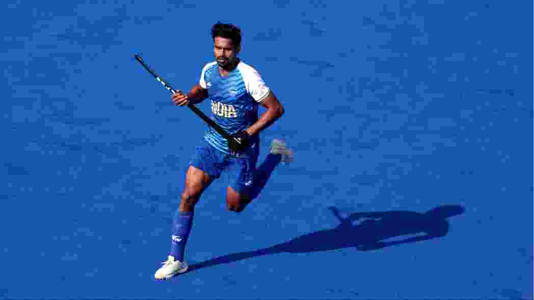 Hockey player Abhishek Nain. Image: X.