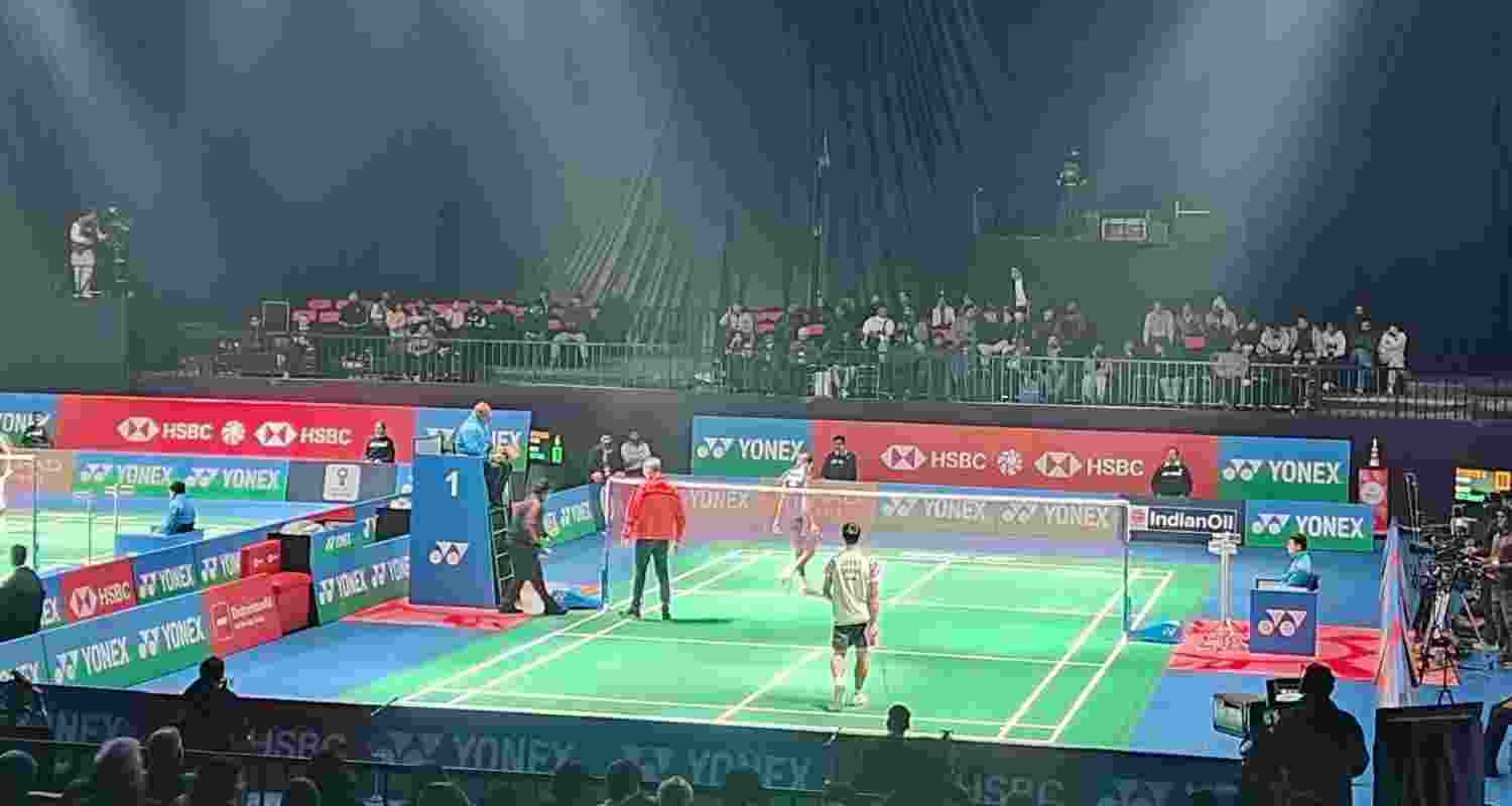 The unusual interruptions occurred on the third day of the event at the Indira Gandhi Indoor Stadium in New Delhi on Thursday.