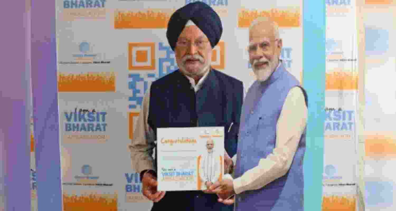 Union Minister Hardeep Singh Puri in Srinagar.