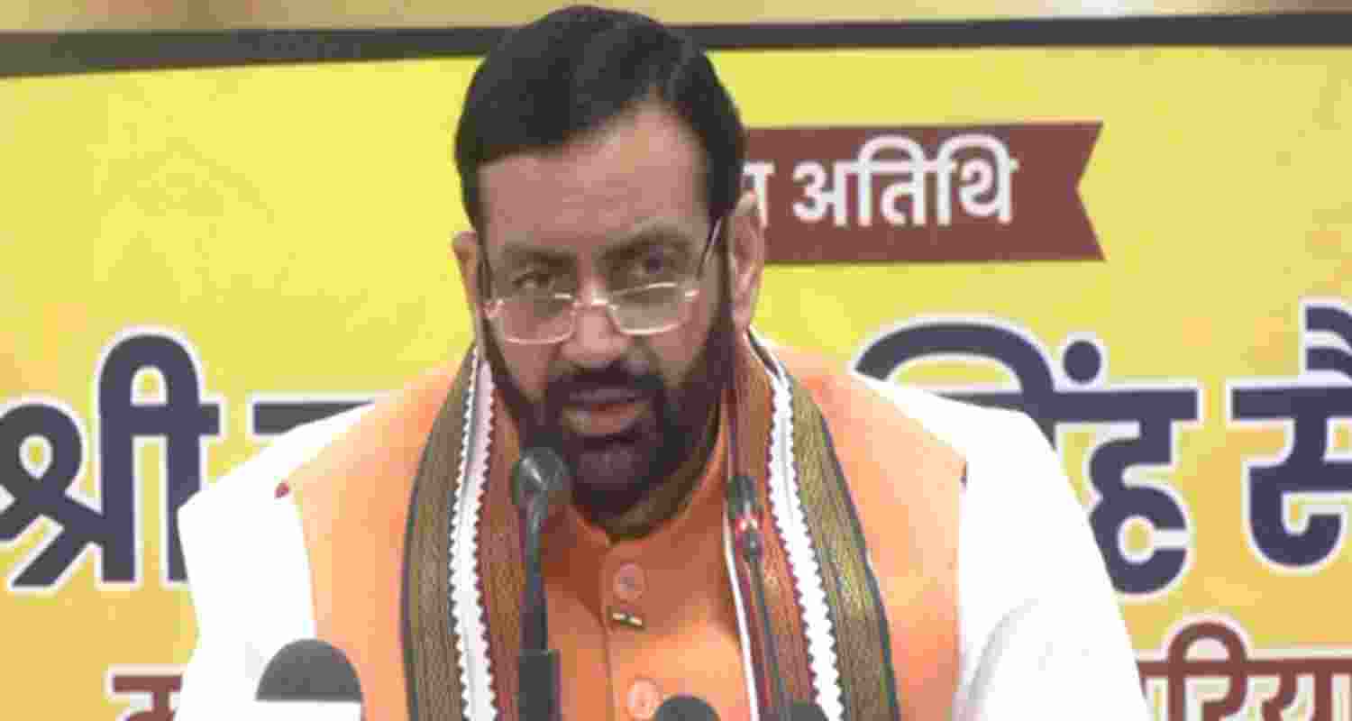 Haryana Chief Minister Nayab Singh Saini.