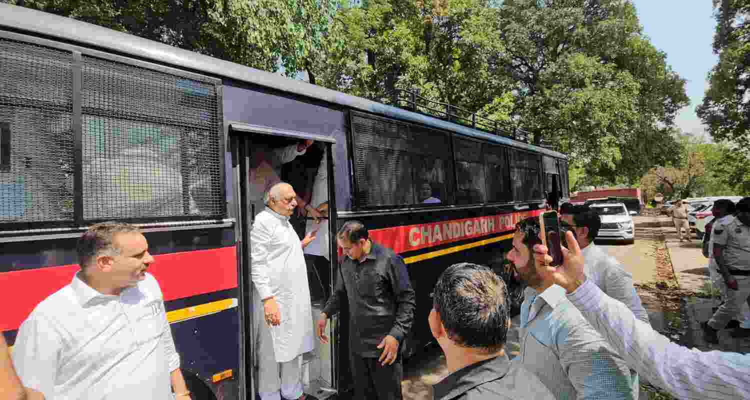 Haryana Congress protest