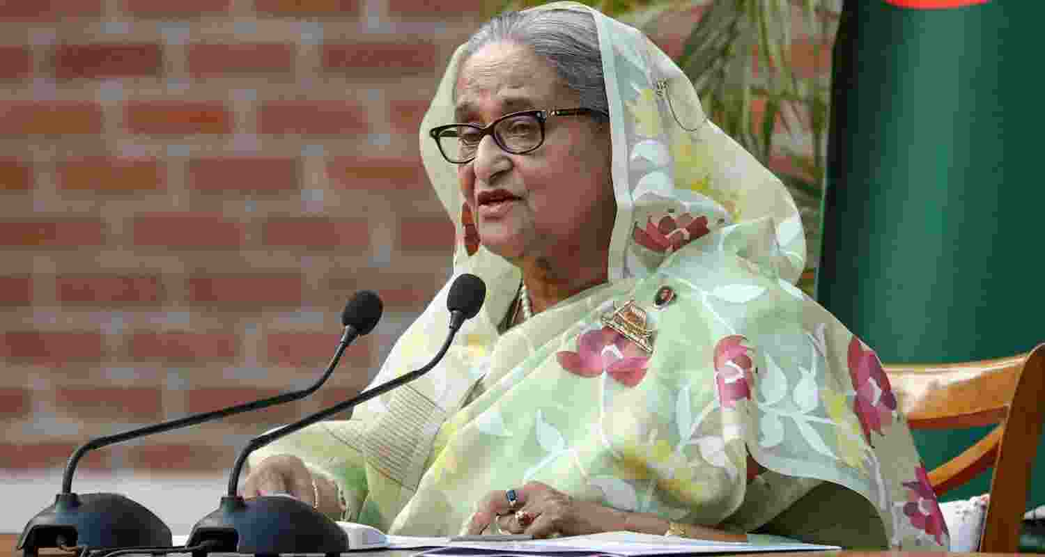Former Bangladesh Prime Minister Sheikh Hasina. Image: X